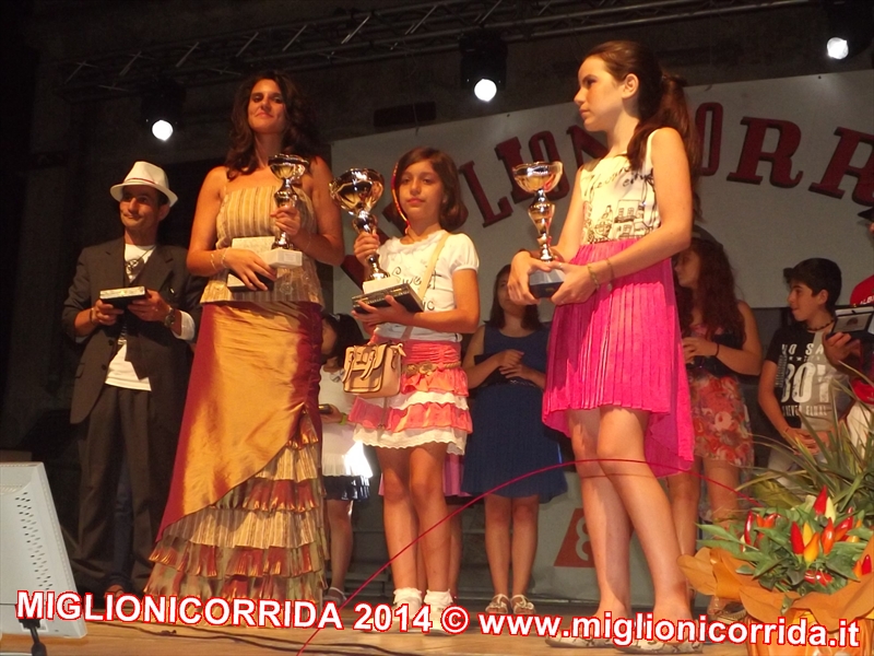 I Premiati della 8 Edizione della MIGLIONICORRIDA 2014