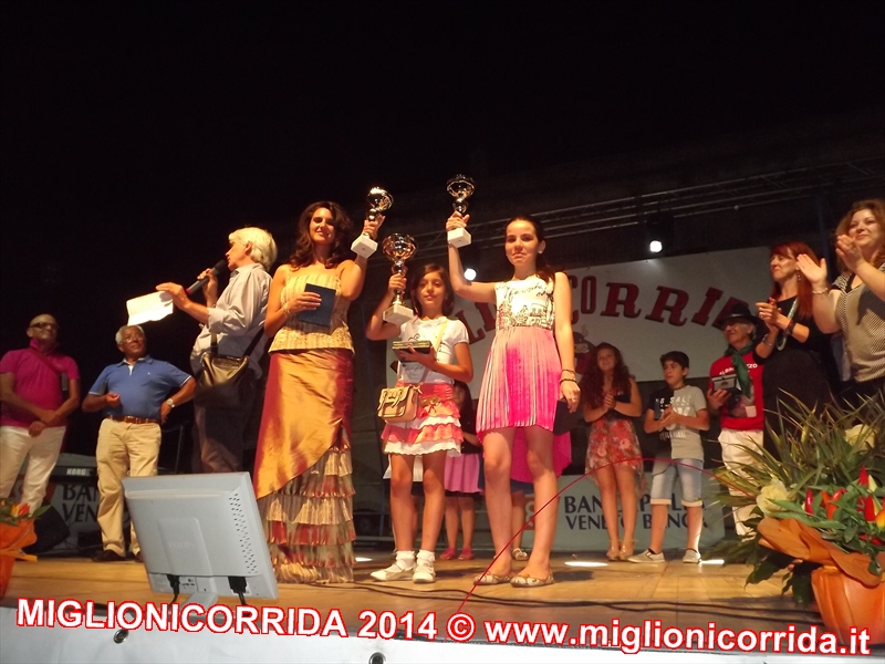 I Premiati della 8 Edizione della MIGLIONICORRIDA 2014