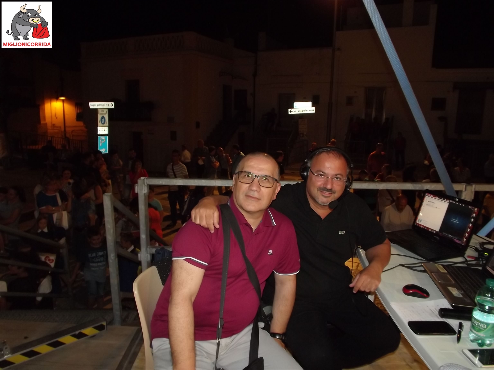 ACE & Daniele BUONO  in una Piazza Castello gremita per la serata della DODICESIMA Edizione della MIGLIONICORRIDA 2018 a Miglionico (MT)  8 Agosto 2018 ore 21 