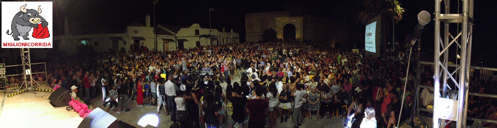 TUTTE le FOTO della DODICESIMA EDIZIONE MIGLIONICORRIDA - Piazza Castello  MIGLIONICO (MT) 