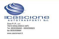 Autotrasporti CASCIONE SRL di Pasquale Cascione a MIGLIONICO MT 