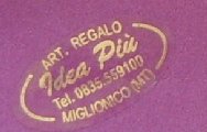 Idea Più - Argenteria e Articoli da Regalo - Via Pietro Sivilia, 19 - 75010 MIGLIONICO (Matera) - Tel./Fax: 0835.559100